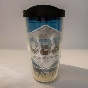 Tervis Tumbler OBX Wild Mustangs w/Snap Lid Equestrian Horses Made In USA 16 Oz